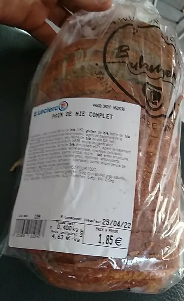 Pain de mie complet