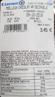 Moelleux chocolat 4p decongelé
