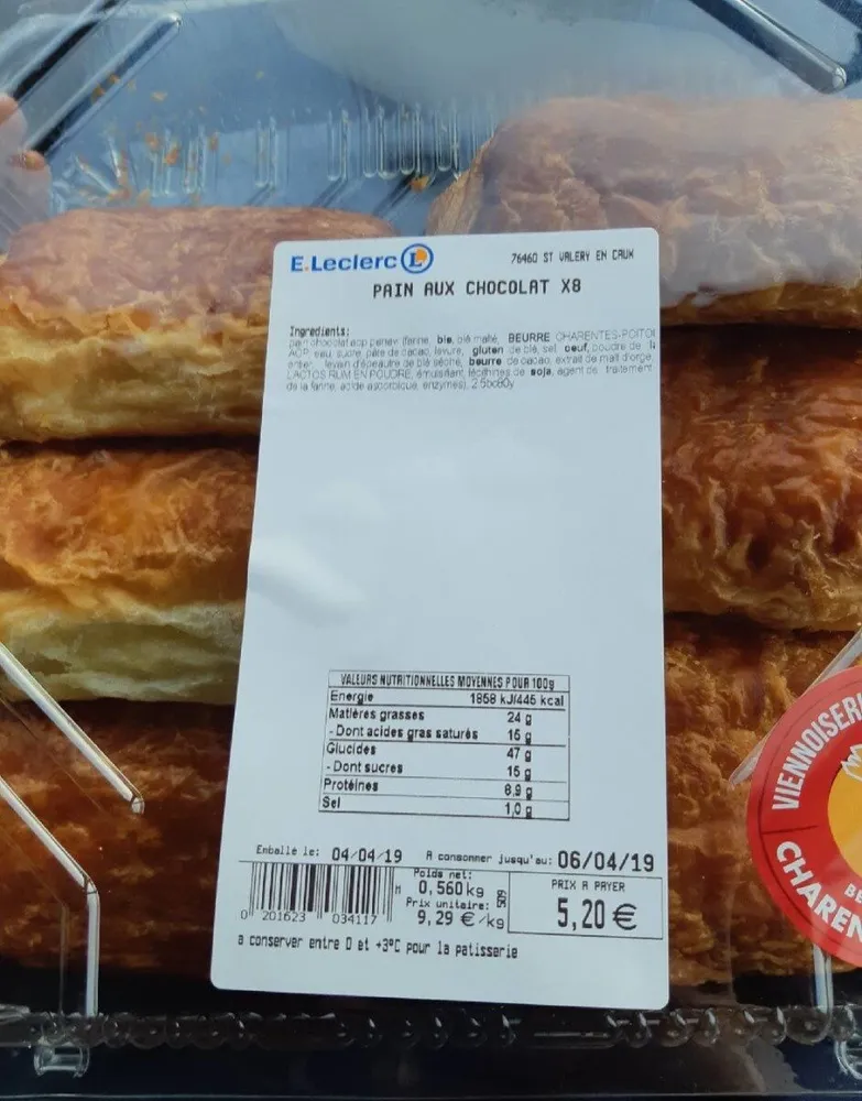 Pains au chocolat