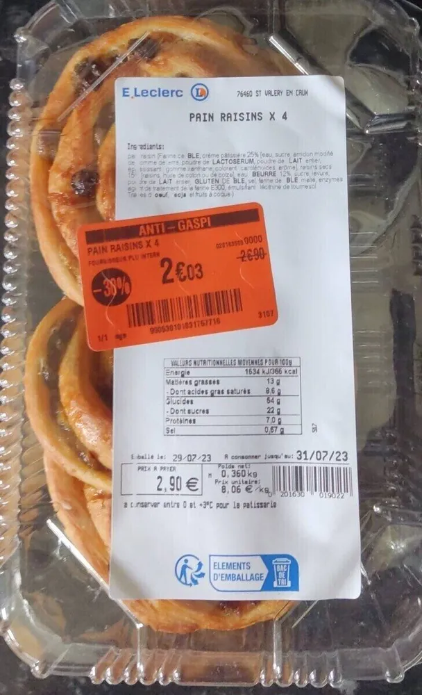 Pains aux raisins