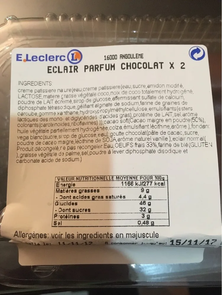 Éclair Parfum Chocolat *2
