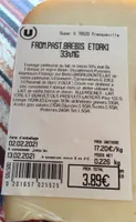 Fromage pasteurise brebis etorki