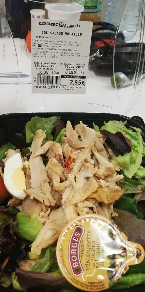 Bol salade volaille