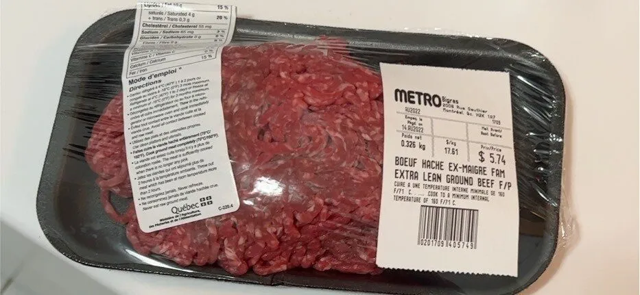 Viande hachee extra maigre