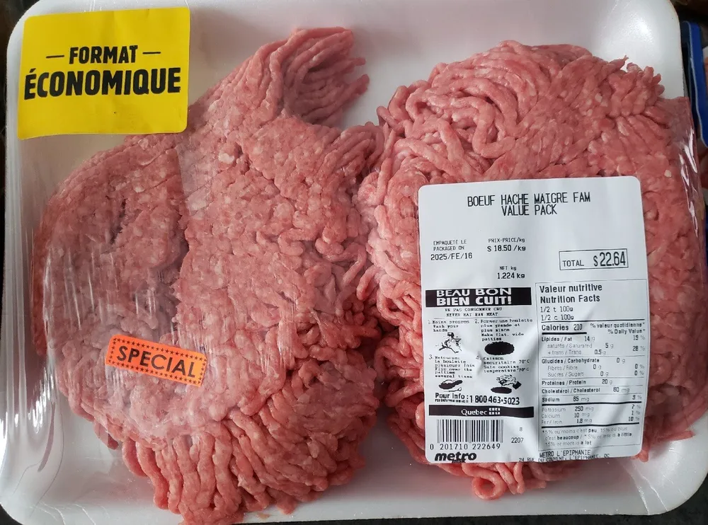 Boeuf Haché Maigre