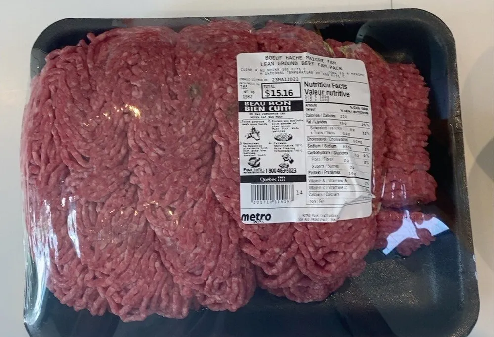 Boeuf hache maigre