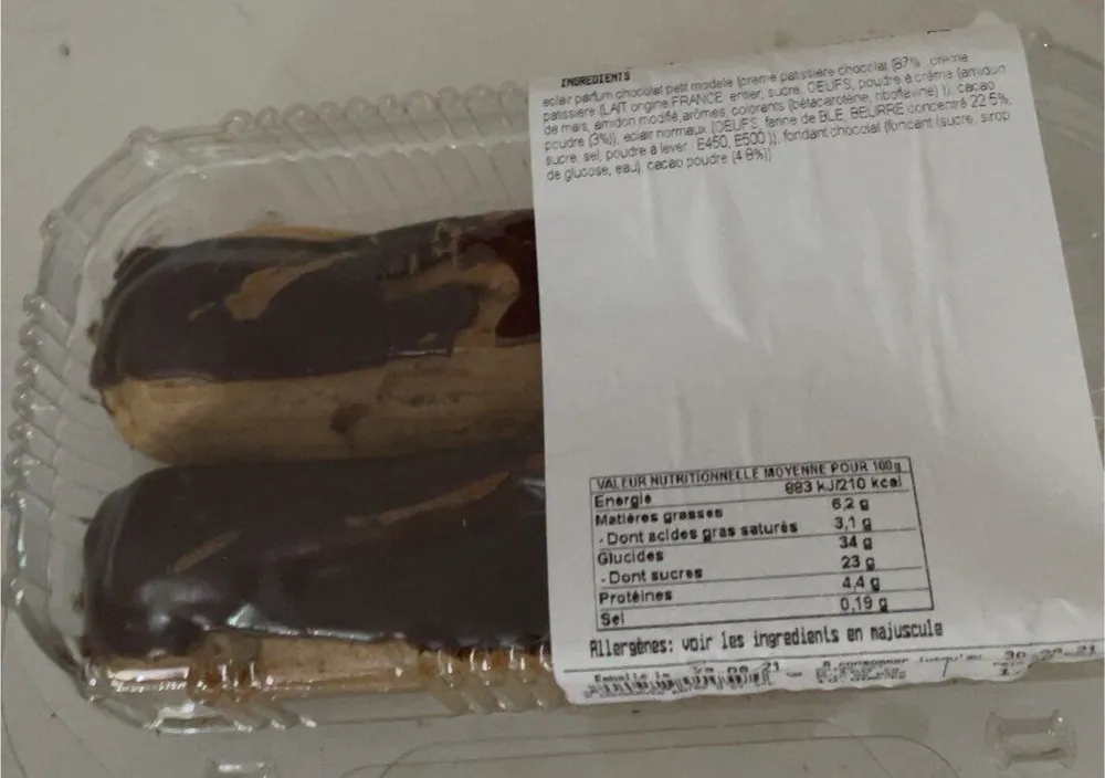 Eclairs au chocolat
