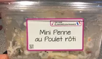 Mini Penne au poulet roti