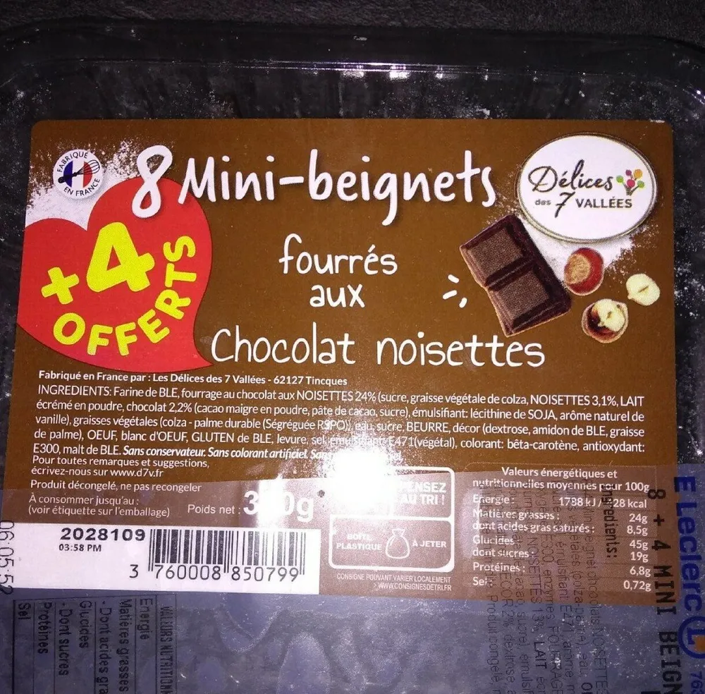 Beignet choco noisette