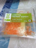 Carottes finement rapées Bio