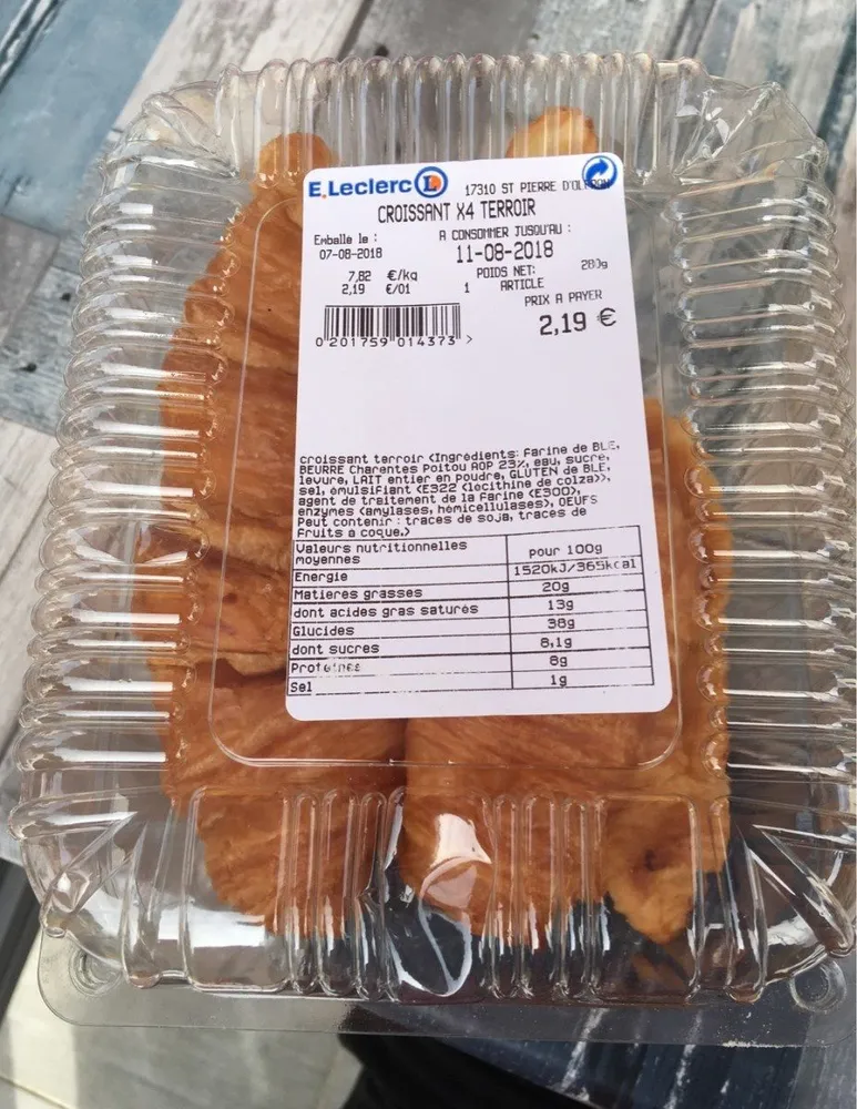Croissant x4 terroir