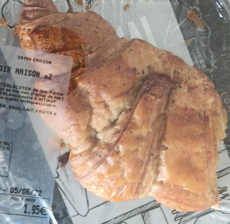Croissant blé noir maison