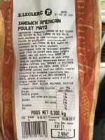 Sandwich poulet mayo