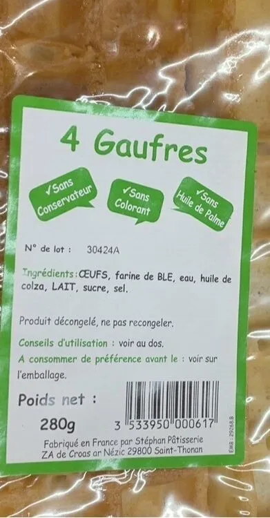 4 Gaufres