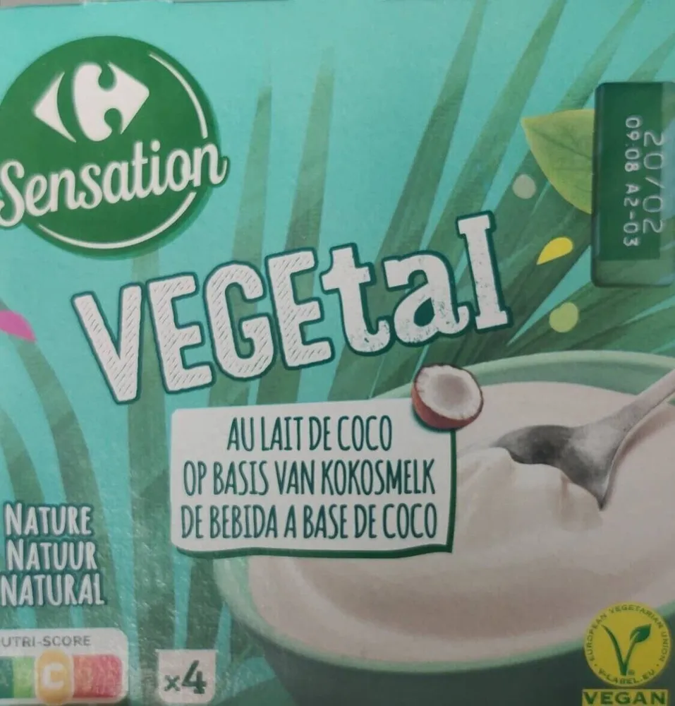 Végétal lait de coco