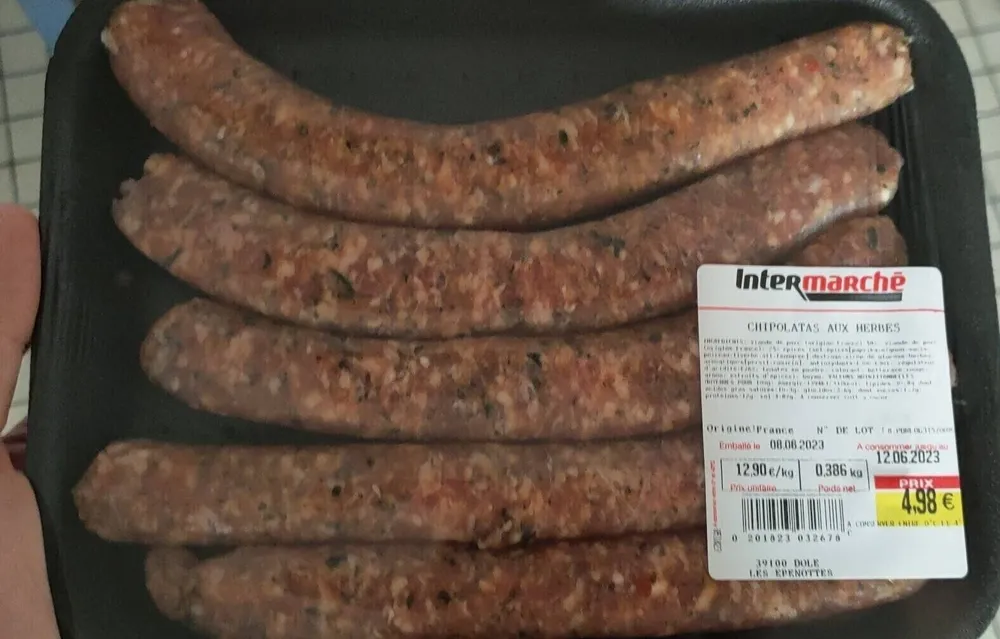 Chipolatas aux herbes