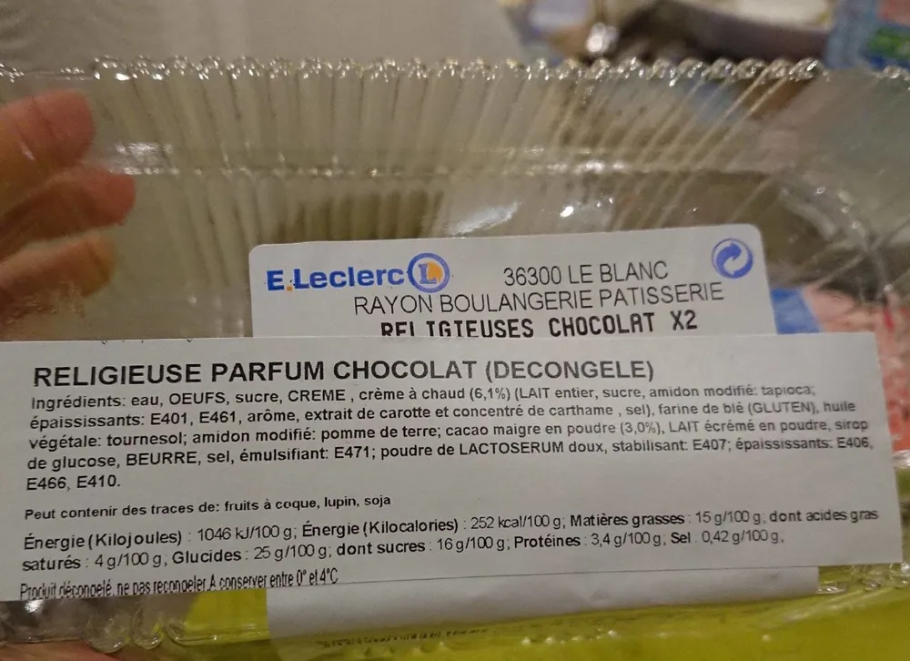 Religieuse au chocolat