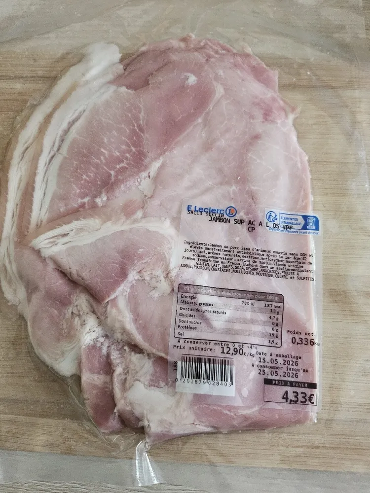 Jambon Sup Ac A L'os