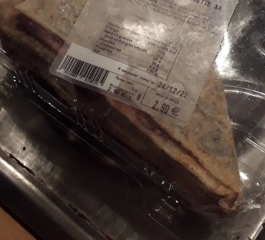 Crêpe au chocolat noisette