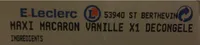 Maxi macaron vanille