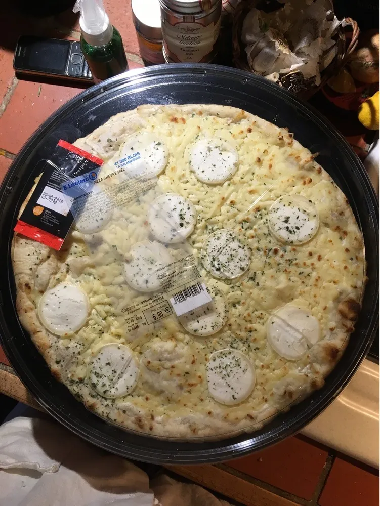 Pizza chevre-miel