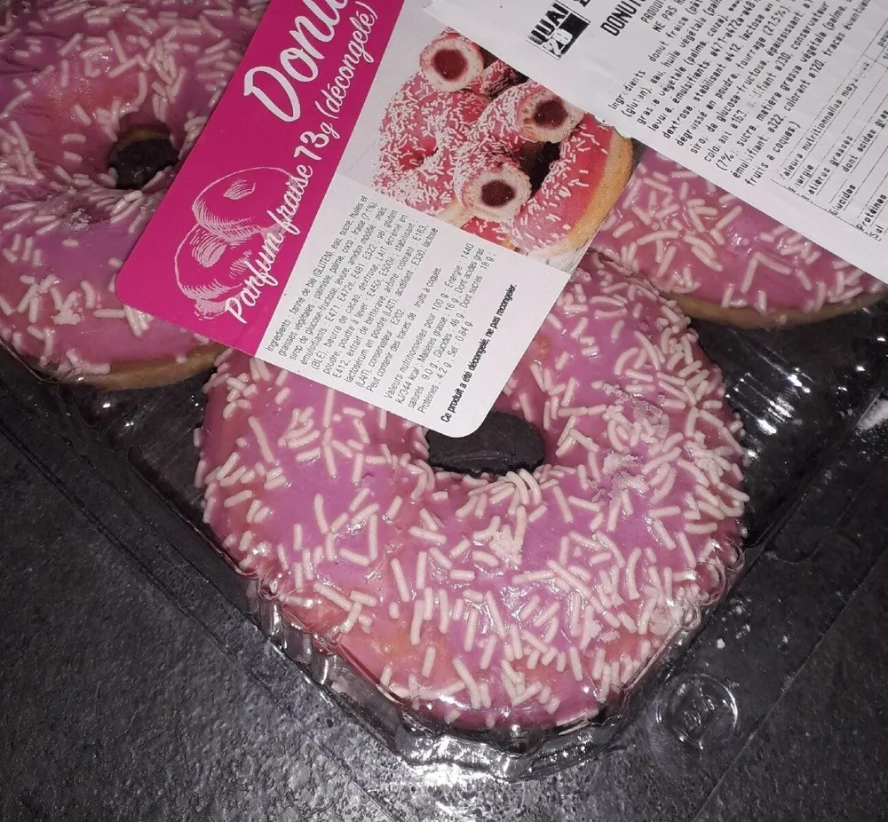 Donuts fraise ×4