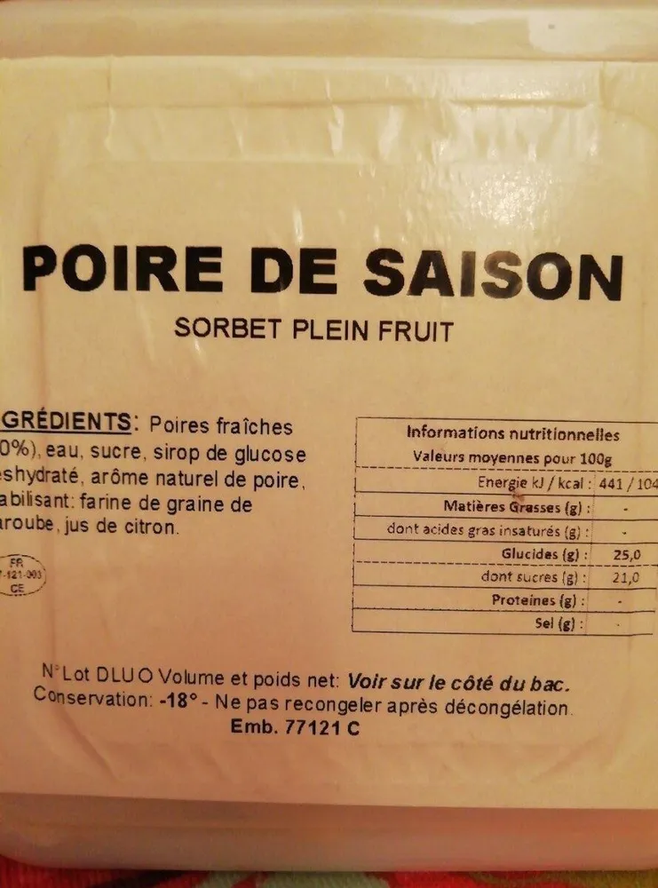poire de saison