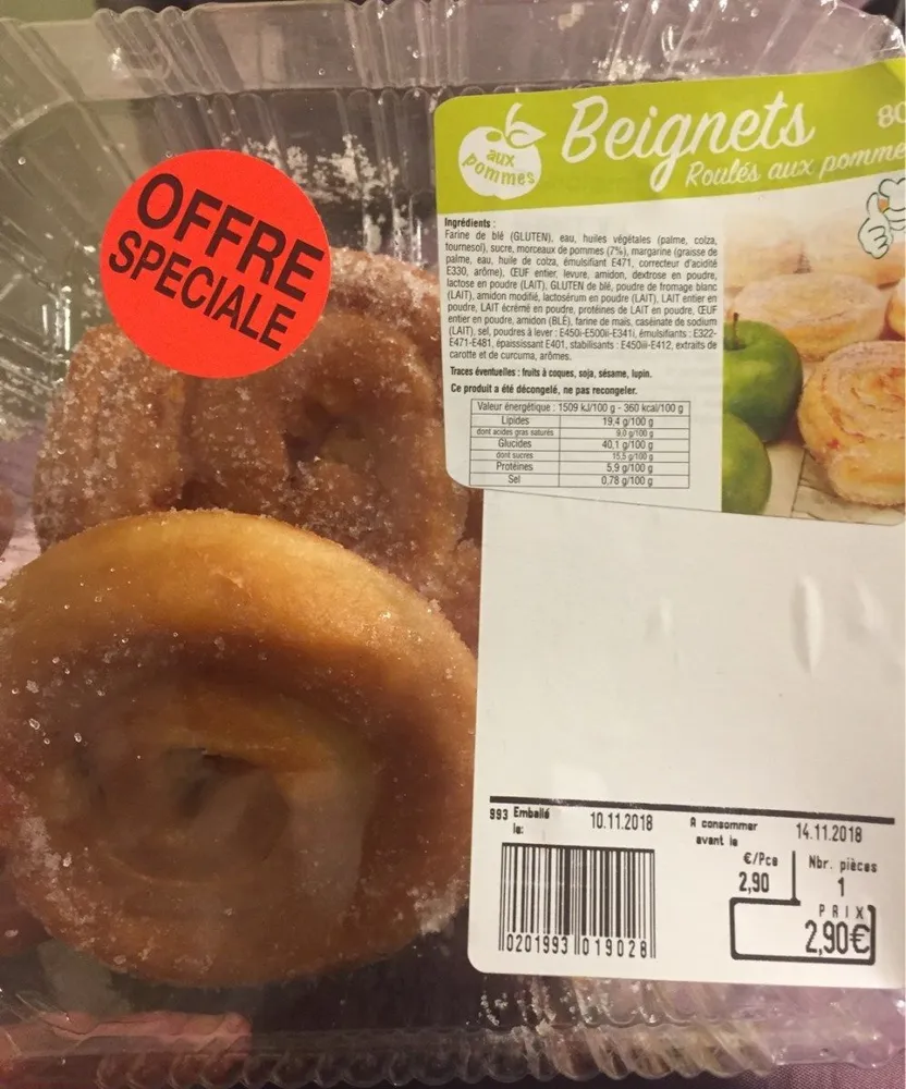 Beignets au pomme