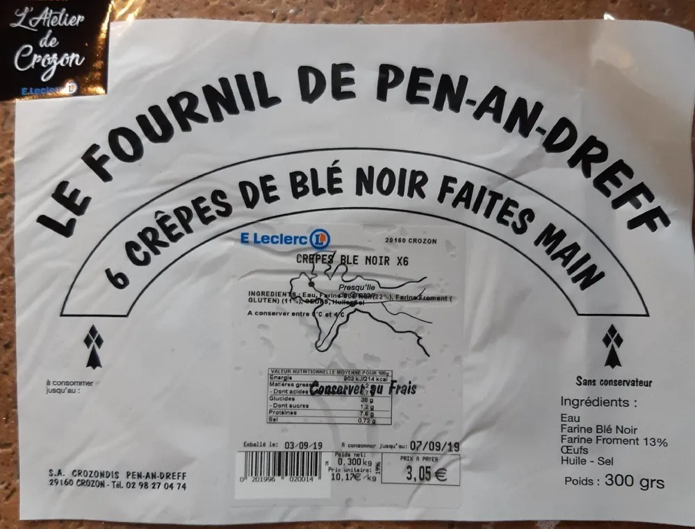 Crêpes de blé noir