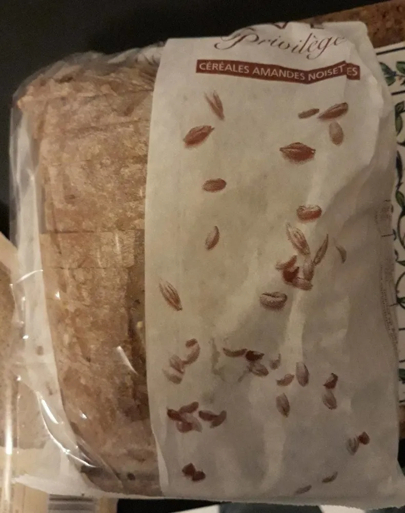 Pavé céréale amande noisette