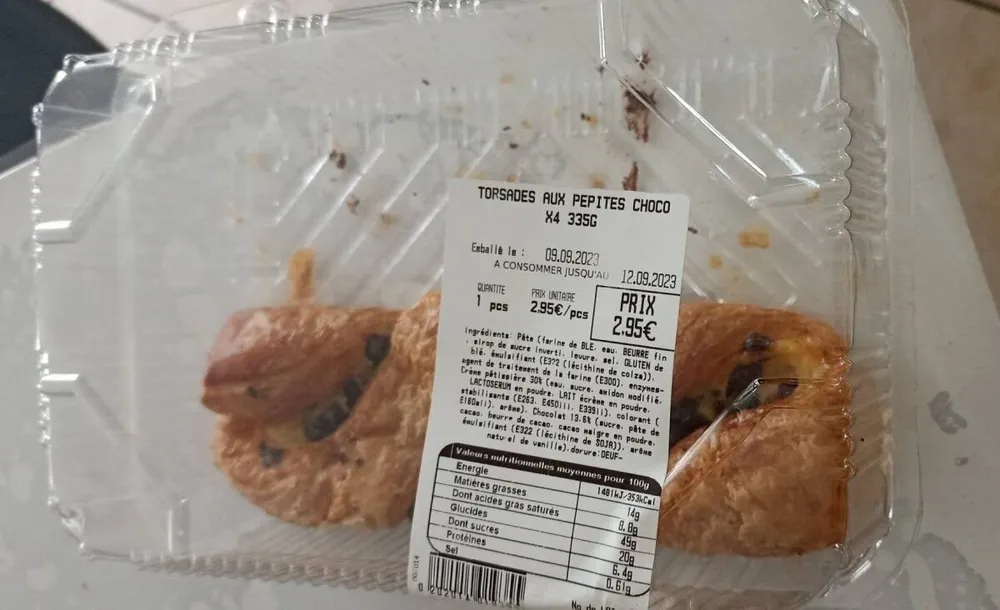 Torsades aux pépites de chocolat