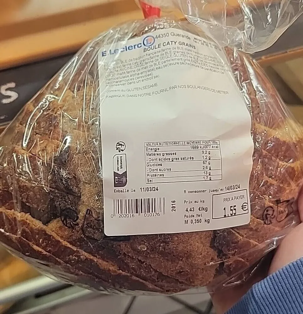 Boule caty grains