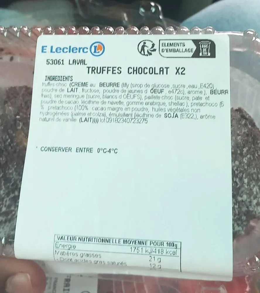 Truffes chocolat
