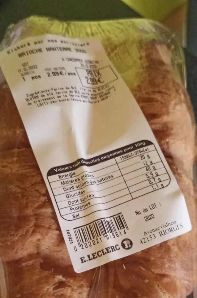 Brioche Nanterre