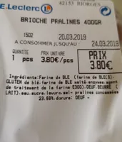 Brioche Pralines 400gr