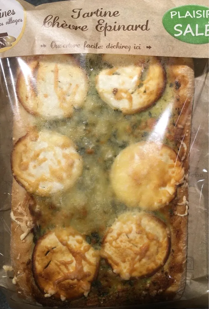 Tartine Chèvre Épinard