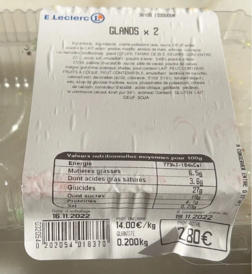 Glands x2 E. Leclerc