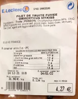 Filet de truite fumée