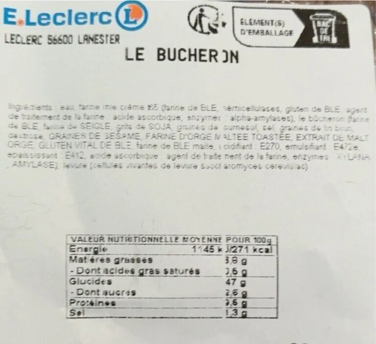 Le bucheron Leclerc