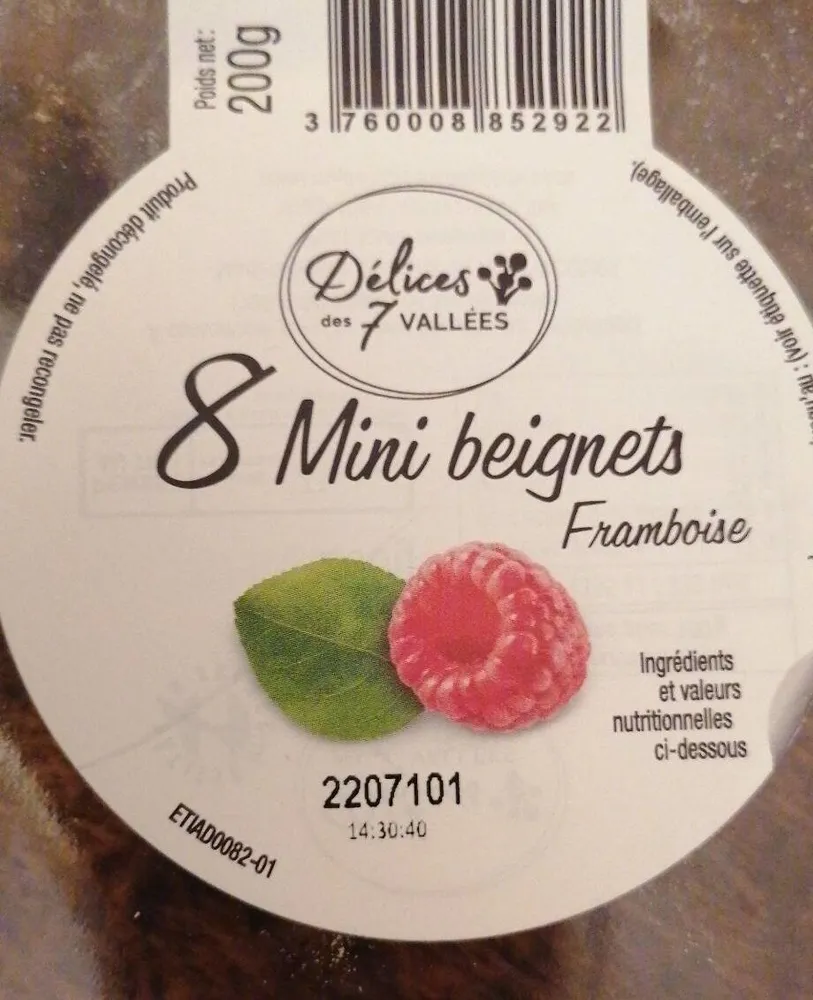 Mini beignets framboise