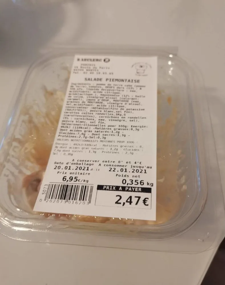 Salade piémontaise