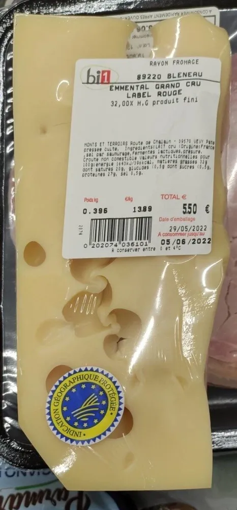 Emmental Grand Cru Label Rouge