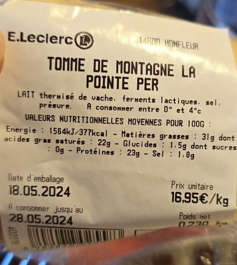 Tomme de montagne