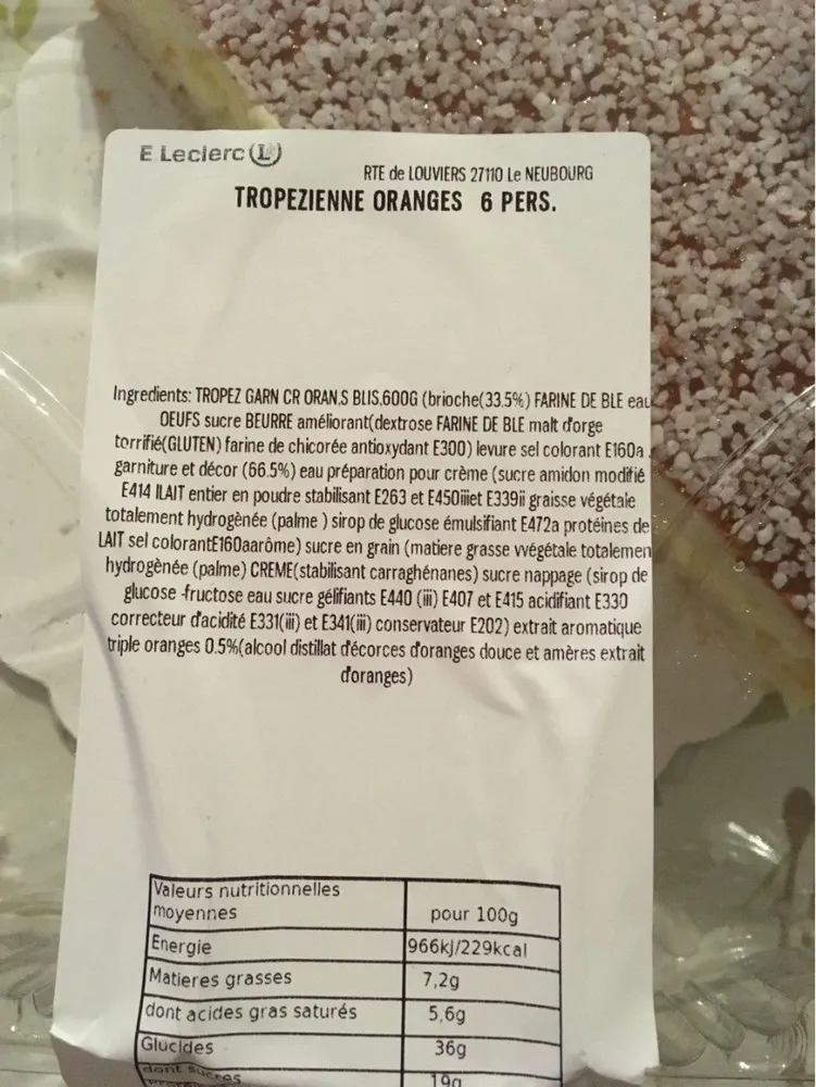 Tropezienne oranges