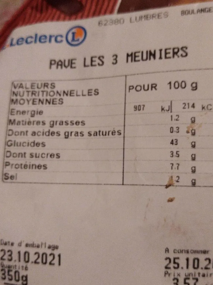 Pavé les 3 meuniers