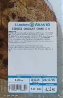 Cookies chocolat chunk x6