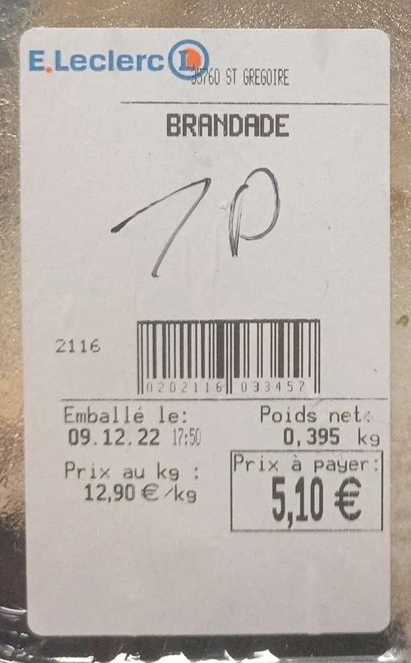 La brandade de morue parmentière