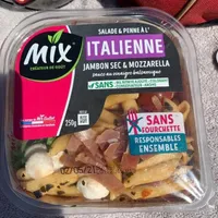 Salade et pennes  à l’italienne