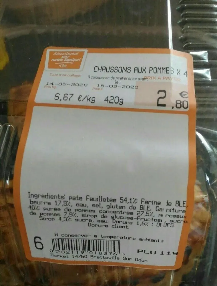 chausson aux pommes