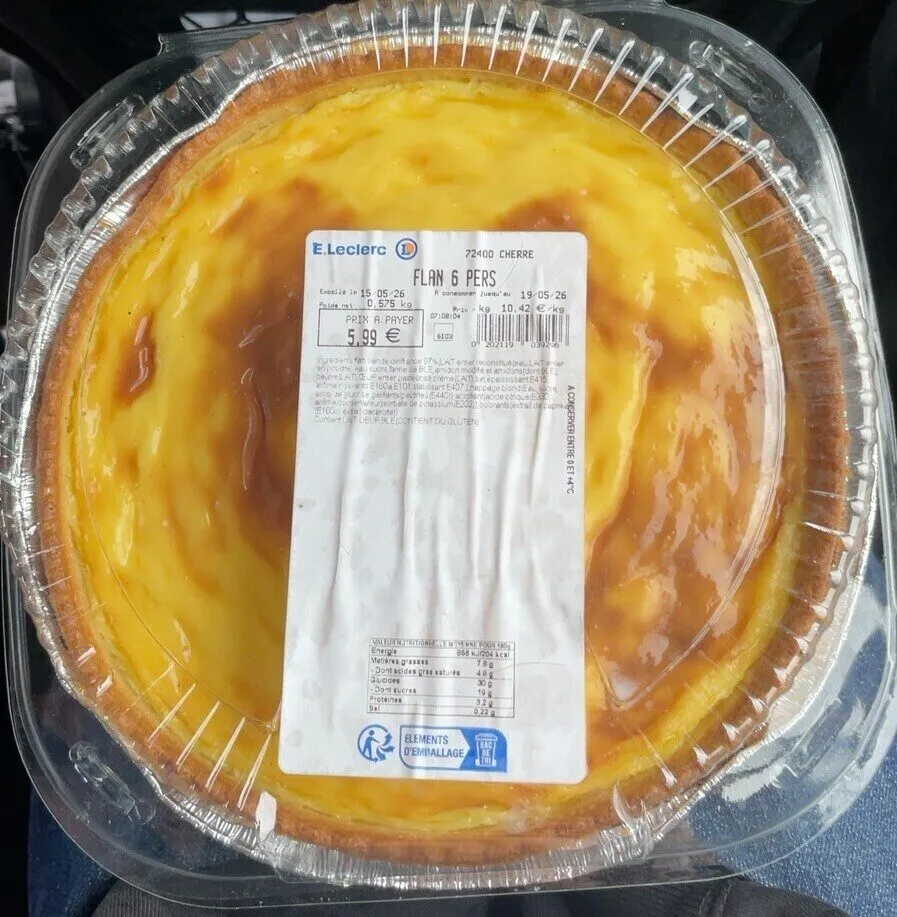 Flan 6 personnes